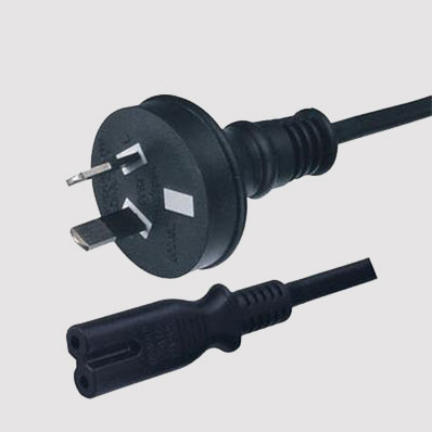 SAA Approved 2 Pin 2.5A Power Extension Cord Factory