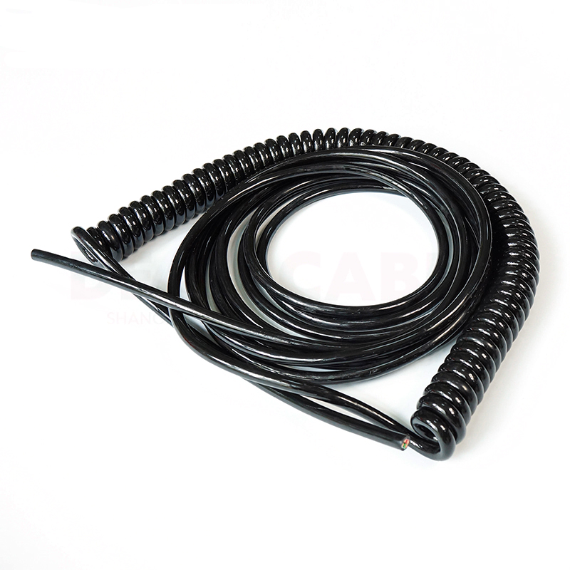 Coiled/Spring/Spiral Cable 4*1.5